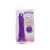 Curve Toys Lollicock 7 in. Silicone Dildo with Suction Cup, 6.75 Inch Insertable, 1.4 Inch Max Width, Grape