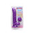 Curve Toys Lollicock 7 in. Silicone Dildo with Balls & Suction Cup, 6.0 Inch Insertable, 1.5 Inch Max Width, Grape