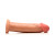JOCK 8.5 in. Realistic Skin Silicone Dildo, 7.9 Inch Insertable, 2.0 Inch Max Width, Light Skin