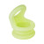 Forto F-20 Liquid Silicone Cock Ring & Ball Stretcher, Medium, Glow in the Dark