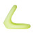 Forto F-22 Liquid Silicone Cock & Ball D-Ring, Large, Glow in the Dark