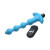 BANG! Vibrating Silicone Anal Beads & Remote Control, Blue