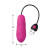 BANG! 7X Pulsing Rechargeable Silicone Bullet, Pink