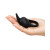 Fifty Shades of Grey Sensation Rechargeable Silicone Vibrating Rabbit Love Ring, Black