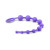Luxe Silicone 10 Beads for Anal Play, Purple
