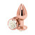 Rear Assets Rose Anal Plug, Medium, White Rear Assets Rose Anal Plug, Medium, White