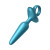 Luv Inc Pr37: Pointy Ring Luv Plug, Metallic Blue