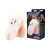 Blue Line Silicone Chastity Cock Cage, White