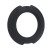 OptiMALE FlexiSteel Silicone with Metal Core Cock Ring, 43mm, Black