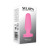 Selopa Petite Plug Silicone Anal Plug, 2.5 Inch Insertable, 0.9 Inch Max Width, Pink