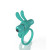 Screaming O 4T Ohare Vibrating Rabbit Double Cock Ring, Kiwi
