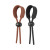 Nasstoys Cock Loops Adjustable Cock Ties, Brown & Black