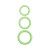 Nasstoys Enhancer Green Glow Rings, Set of 3