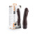 Dr. Skin Silicone Dr. Steve 7 Inch Vibrating Dildo, 5.75 Inch Insertable, 2.0 Inch Max Width, Brown Dr. Skin Silicone Dr. Steve 7 Inch Vibrating Dildo, 5.75 Inch Insertable, 2.0 Inch Max Width, Brown
