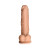 Easy Riders 7 Inch Silicone Dildo with Balls, 6.5 Inch Insertable, 1.6 Inch Max Width, Medium Skin
