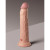 King Cock Elite 9 Inch Realistic Vibrating Dual Density Silicone Dildo, Beige