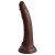 King Cock Elite 7 Inch Realistic Vibrating Dual Density Silicone Dildo With Suction Cup, Brown