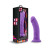Ruse Jammy Realistic 8 Inch Silicone Dildo, 7.5 Inch Insertable, 2.0 Inch Max Width, Purple
