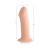 Squeeze-It Squeezable Thick Phallic Dildo, 6.4 Inch Insertable, 2.0 Inch Max Width, Light Skin