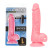 Addiction Silicone Toy Collection Brandon 7.5 Inch Dildo, 5.5 Inch Insertable, 1.5 Inch Max Width, Glow in the Dark Pink