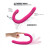 Dorcel Orgasmic Double Do Rechargeable Thrusting & Vibrating Double Dildo, Pink