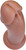 The Introvert by FUKENA - Posable Realistic Dual Density Silicone Dildo with Suction Cup, 6.75 Inch Insertable, 1.9 Inch Max Width, Medium Skin