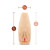 M Elite Soft + Wet Natasha Vagina Stroker with Bullet Vibrator, Beige M Elite Soft + Wet Natasha Vagina Stroker with Bullet Vibrator, Beige