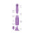 Fantasy For Her Love Thrust-Her Rechargeable Silicone Thrusting Vibrator, Purple