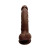 SILEX-D The Original Model 1 Dildo, 7 Inch Total Length, 5.5 Inch Insertable, 1.5 Inch Max Width, Chocolate