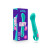 Aria Flirty AF Silicone G-Spot Vibrator, Teal Aria Flirty AF Silicone G-Spot Vibrator, Teal