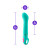 Aria Flirty AF Silicone G-Spot Vibrator, Teal Aria Flirty AF Silicone G-Spot Vibrator, Teal