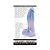 Evolved Mythical Multicolor Vibrating Dildo, 6.25 Inch Insertable, 2.34 Inch Max Width