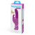 Happy Rabbit Power Motion Rechargeable Silicone Rabbit Vibrator, Purple