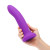 Together Duo Silicone 2-Piece 5 Inch & 7 Inch Dildo and Harness Set, Purple
