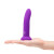 Together Duo Silicone 2-Piece 5 Inch & 7 Inch Dildo and Harness Set, Purple