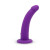 Together Tilt 7 Inch Vibrating Silicone Dildo and Harness Set, Purple