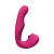 VIVE ZAKI Rechargeable Silicone Airwave Pulse Wave Vibrating G-Spot Vibrator, Pink