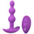 A-Play BEADED VIBE Rechargeable Silicone Anal Plug with Remote, Purple