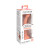 Dillio Platinum Collection Secret Explorer 6 Inch Silicone Dildo, 6.0 Inch Insertable, 1.4 Inch Max Width, Peach