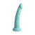 Dillio Platinum Collection Slim Seven 7 Inch Silicone Dildo, 7.0 Inch Insertable, 1.4 Inch Max Width, Teal