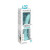 Dillio Platinum Collection Wild Thing 7 Inch Silicone Dildo, 7.0 Inch Insertable, 1.4 Inch Max Width, Teal