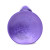 Simply Sweet Metallic Silicone Dildo, 6.25 Inch Insertable, 1.4 Inch Max Width, Purple