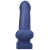 Tantus T-Rex Soft Dildo, 6.0 Inch Insertable, 2.25 Inch Max Width, Ocean Blue
