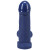Tantus T-Rex Soft Dildo, 6.0 Inch Insertable, 2.25 Inch Max Width, Ocean Blue