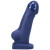 Tantus T-Rex Soft Dildo, 6.0 Inch Insertable, 2.25 Inch Max Width, Ocean Blue