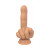 Finger Fest Flip Off Dildo, 5.3 Inch Insertable, 1.4 Inch Max Width, Beige