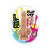 Finger Fest Flip Off Dildo, 5.3 Inch Insertable, 1.4 Inch Max Width, Beige