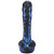 Fort Troff Tendril Thruster Mini Fuck Machine Rechargeable Remote-Controlled Silicone 8.5 Inch Thrusting Dildo, 6.75 Inch Insertable, 2.0 Inch Max Width, Blue/Black