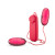 Blush B Yours Double Pop Eggs Remote-Controlled Dual Bullet Vibrator, Red Blush B Yours Double Pop Eggs Remote-Controlled Dual Bullet Vibrator, Red