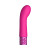 Royal Gems Bijou Rechargeable Curved Silicone Bullet Vibrator, Pink Royal Gems Bijou Rechargeable Curved Silicone Bullet Vibrator, Pink